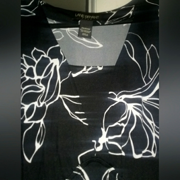 Lane Bryant Maxi Dress- Black and White- 22/24 - Picture 5 of 6